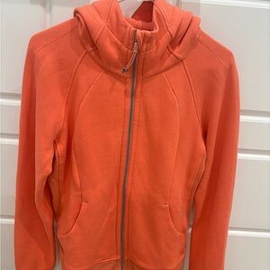 Orange Hoodie Jacket
